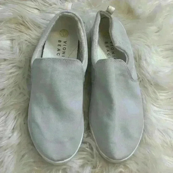 Vionic beach Marshall vapor gray canvas slip on sz 9.5 - Picture 4 of 10